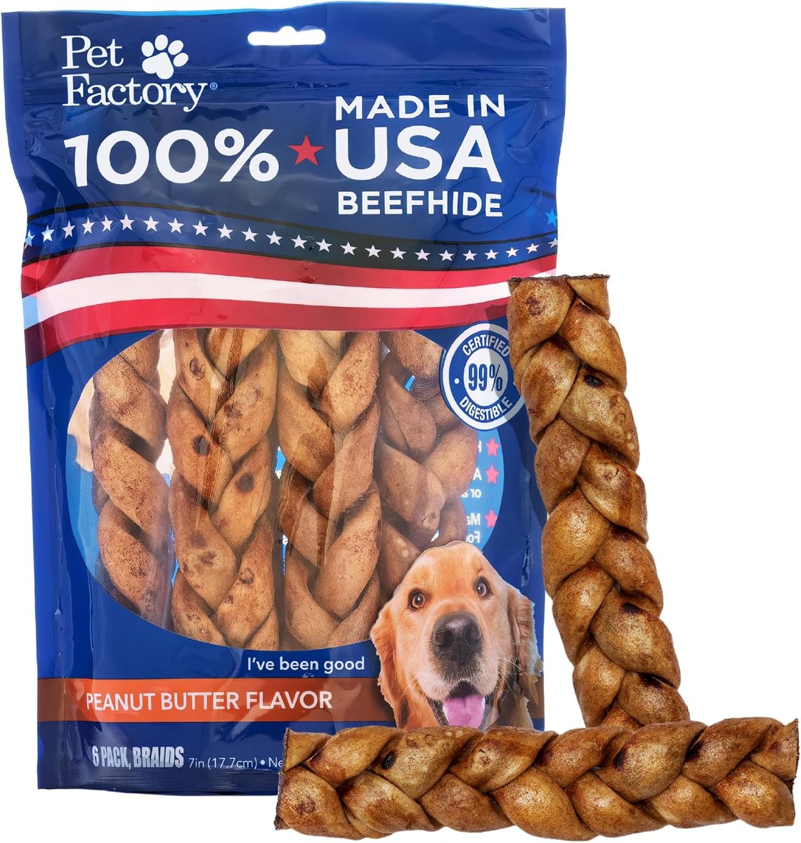 Pet Factory Braided & Twist Sticks